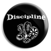 DISCIPLINE Boots Chapa / Button badge