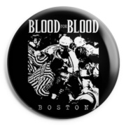 BLOOD FOR BLOOD Boston Chapa / Button badge