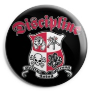 DISCIPLINE Strong Chapa / Button badge