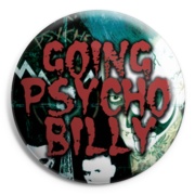 GOING PSYCHOBILLY Chapa / Badge