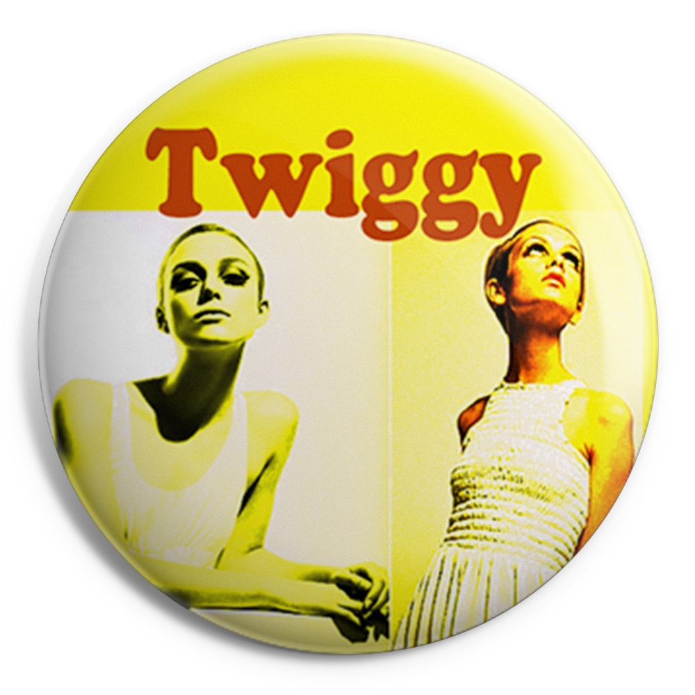 TWIGGY Yellow Chapa / Badge