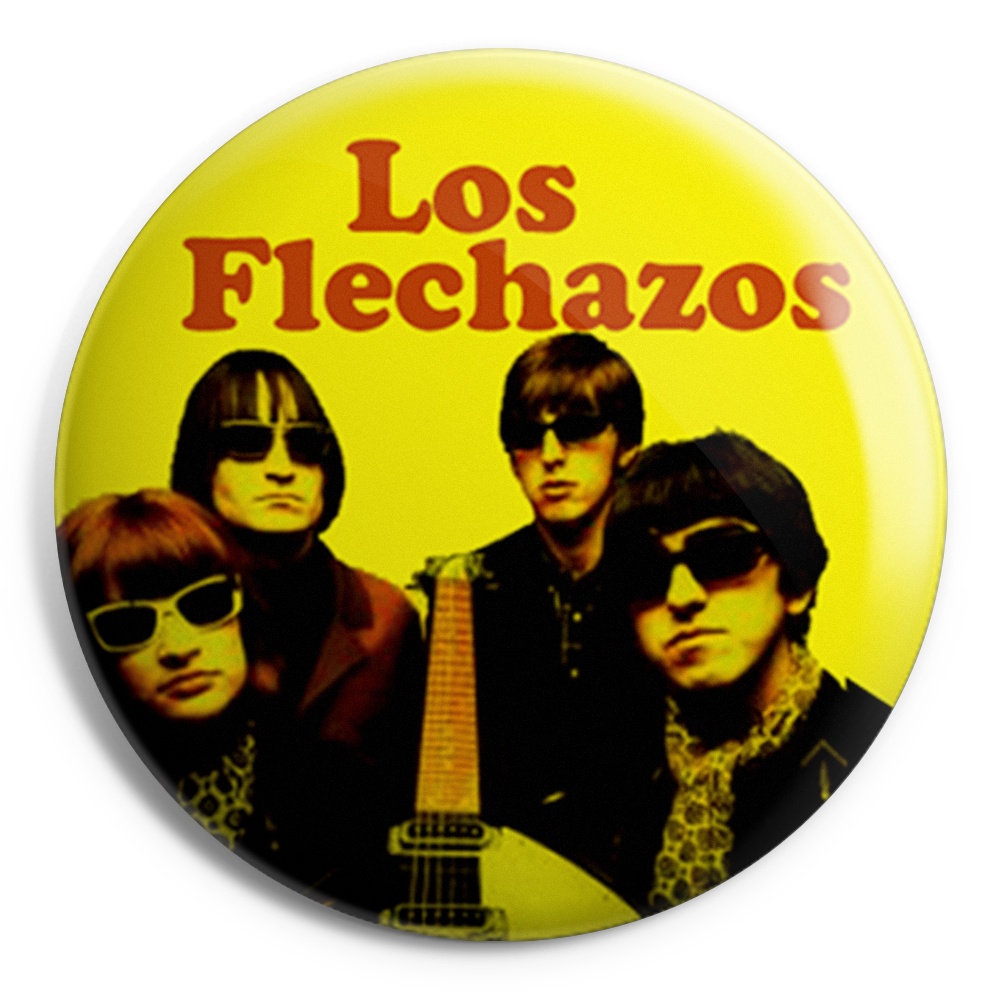 LOS FLECHAZOS Guitar Chapa / Badge