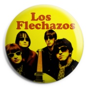 LOS FLECHAZOS Guitar Chapa / Badge