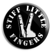 imagen chapa STIFF LITTLE FINGERS Two Fingers