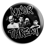 picture of MINOR THREAT Picture Button Badge 