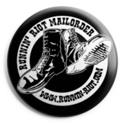 picture of RUNNIN RIOT These boots Button Badge 