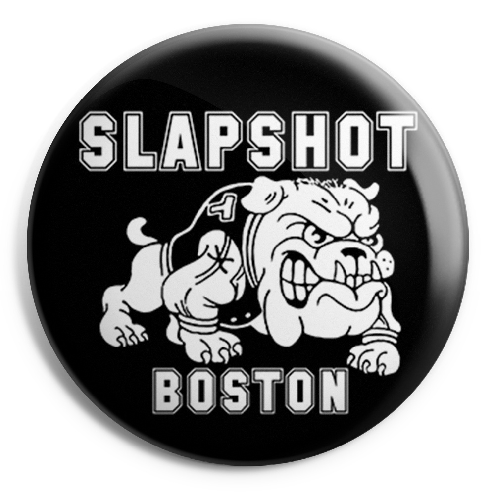 imagen chapa SLAPSHOT Bulldog Boston