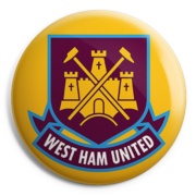 picture of WEST HAM UNITED Yellow Button Badge 