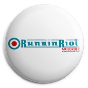 picture of RUNNIN RIOT MAILORDER Lambretta Button Badge 