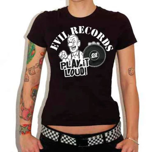 Picture for EVIL RECORDS Oi! Play it Loud GIRL T-shirt 