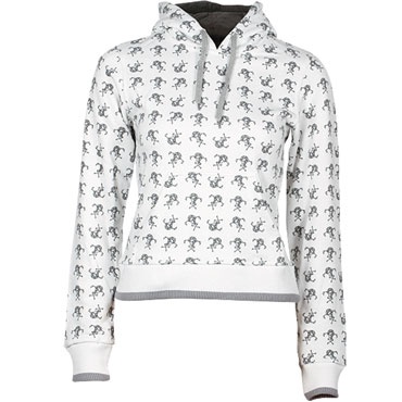 Image for HOOLIGAN STREETWEAR Lila hooded in white and grey