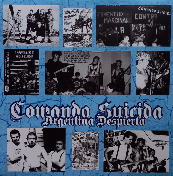 Portada del disco COMANDO SUICIDA Despierta Argentina LP 1