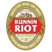 RUNNIN RIOT Beer Logo Pegatina