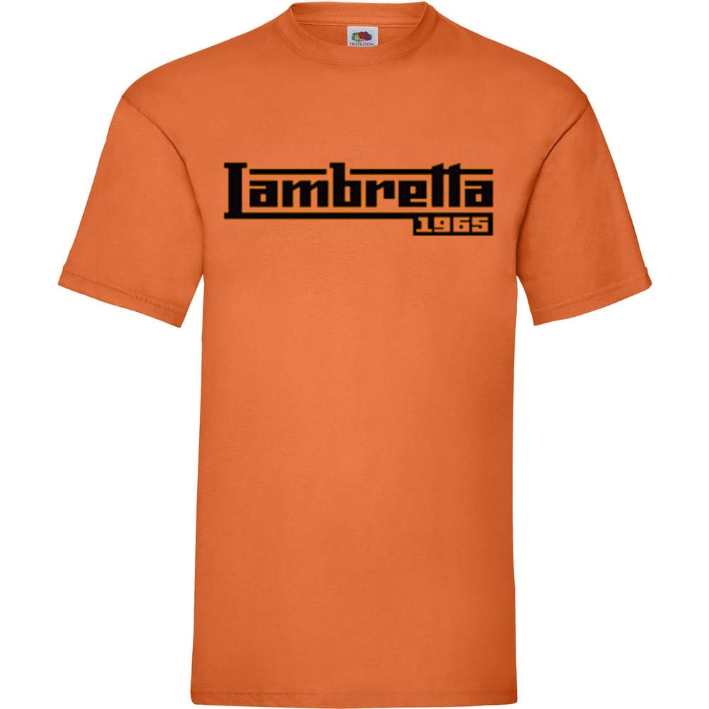 LAMBRETTA orange T-shirt