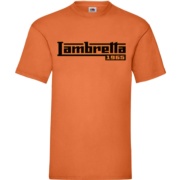 LAMBRETTA naranja camiseta