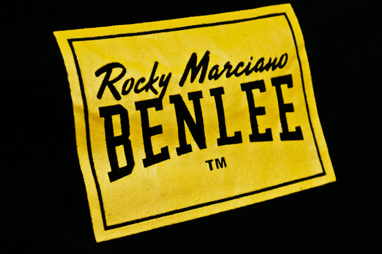 Camiseta de Benlee negra con logo amarillo 3