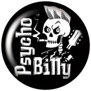 PSYCHOBILLY Skull Badge GIFT (C-810FREE)