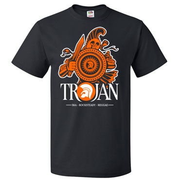 Diseño de la camiseta TROJAN WARRIORS Ska Rocksteady Reggae T-shirt