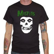 MISFITS Skull T-shirt Black T-shirt