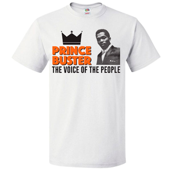 Diseño de la camiseta de PRINCE BUSTER The Voice of the People 1