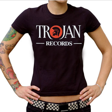 trojan records polo shirt