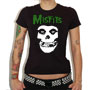 MISFITS Skull T-shirt Black GIRL 1