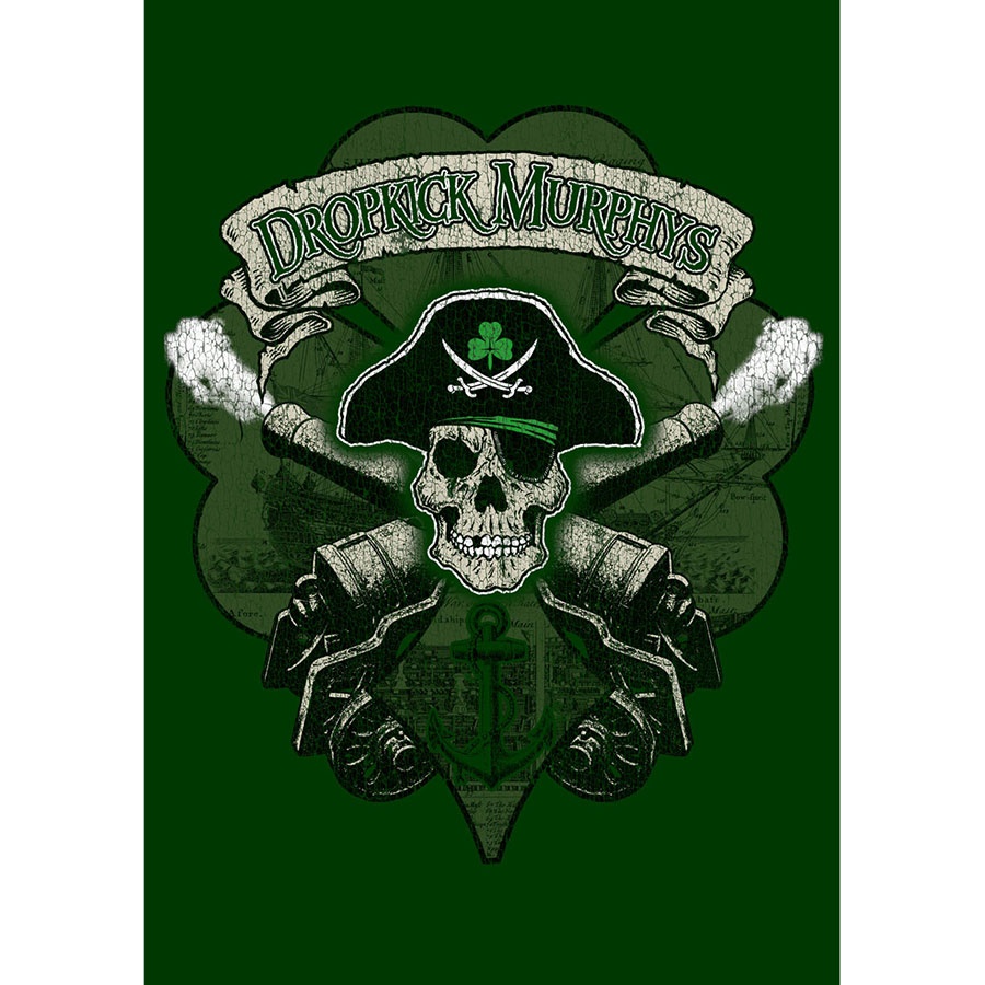 Diseño DROPKICK MURPHYS Pirate Skull Poster A2 