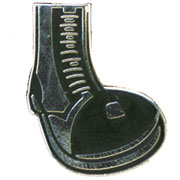 The Oppressed Boot Metal Pin