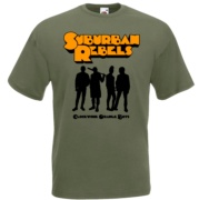 Imagen de la camiseta SUBURBAN REBELS Clockwork Orange Boys en verde oliva