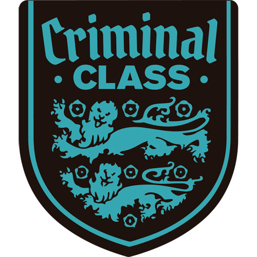 Imagen del parche bordado de CRIMINAL CLASS England 1