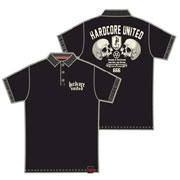 HARDDCORE UNITED from hell polo slimfit black