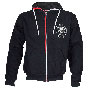 Hooded Sweatjacket Templar Black Hooligan Streetwear 1
