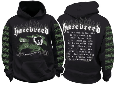 HATEBREED Snake Sudadera con capucha / Hooded Sweat