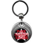 picture of PUNX AGAINST RACISM Keyring