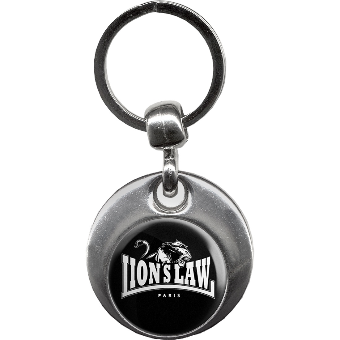 picture of LIONS LAW Logo Black Keyring
