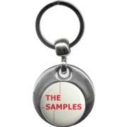 picture of THE SAMPLES Cream Logo Keyring