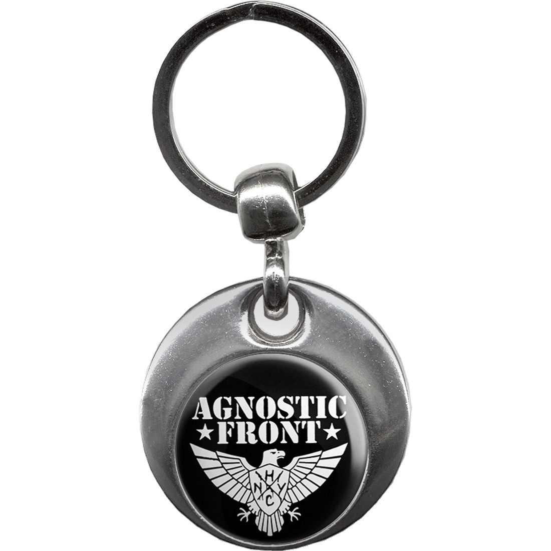 picture of AGNOSTIC FRONT Eagle NYC Keyring
