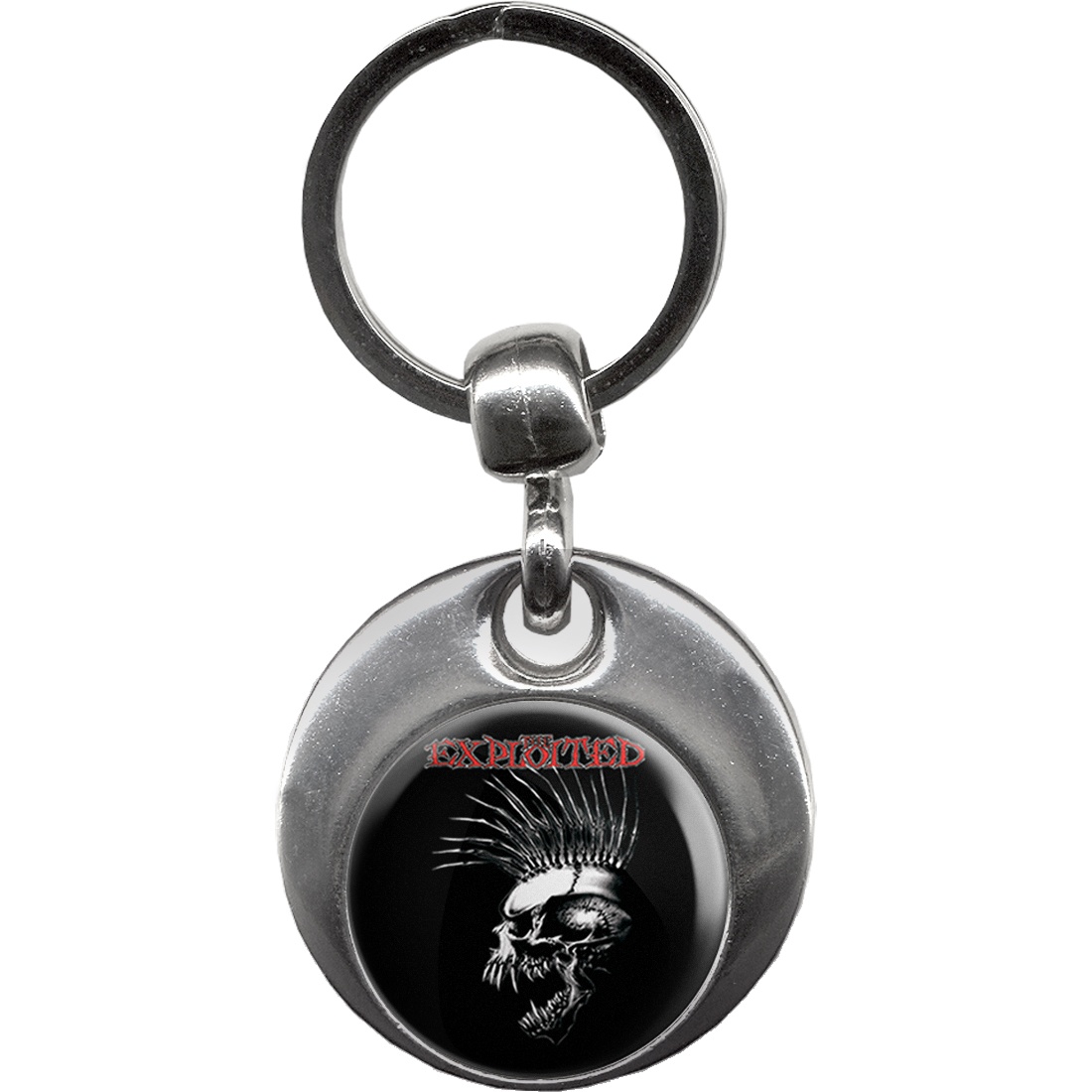 EXPLOITED Skull Llavero / keyring