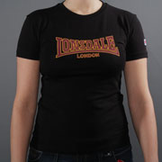 LONSDALE CLASSIC Ladies T-Shirt Black 110594 - Lonsdale London