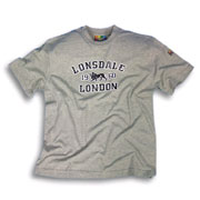 troy gris camiseta lonsdale