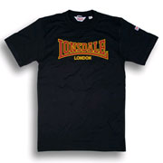 Camiseta LONSDALE Classic en negro entallada