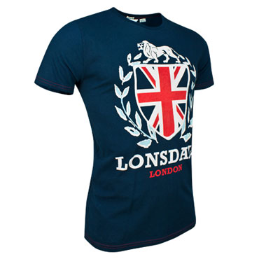 LONSDALE Slim Fit T-Shirt AIDEN Navy 1