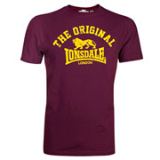 LONSDALE The Original T-shirt OXBLOOD LO112048 - Lonsdale London
