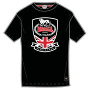 LONSDALE Slimfit T-shirt SHIELD Black / Negro