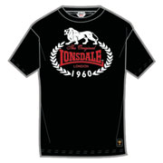 LONSDALE Slimfit T-shirt Original 1960 Black / Negro