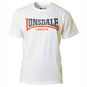 LONSDALE Camiseta TWO TONE Blanca - Lonsdale London