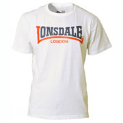 LONSDALE TWO TONE T-Shirt White - Lonsdale London