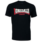LONSDALE TWO TONE T-Shirt Black - Lonsdale London