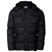 LONSDALE Hooded Padded Winterjacket DARREN Black