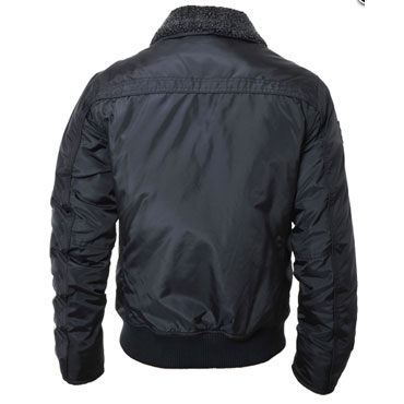 LONSDALE Slim Fit Chaqueta Aviador CAMERON Negra 2